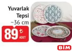 YUVARLAK TEPSİ 36 CM